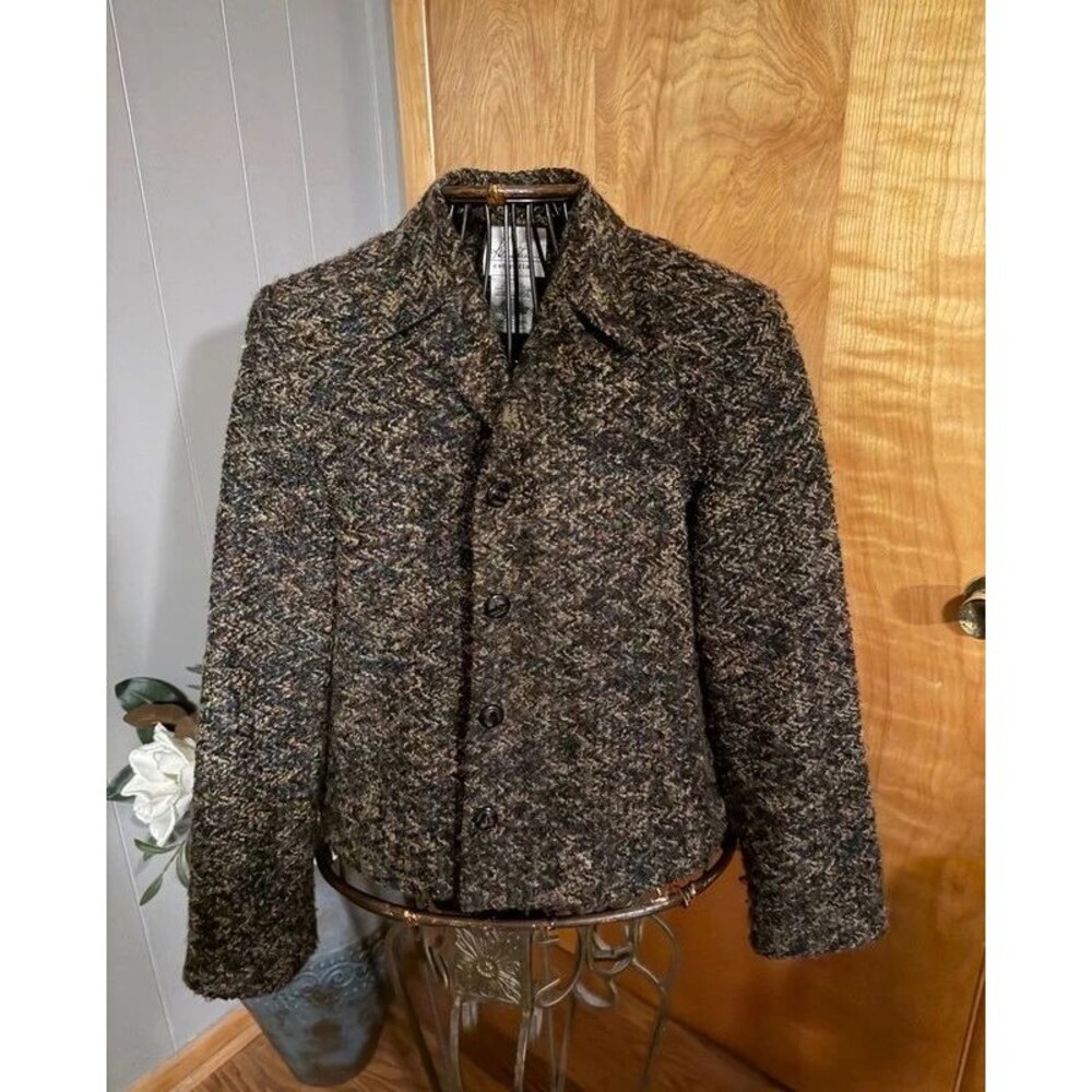 Vintage 90s Kathie Lee Collection Textured Knit Blazer Jacket